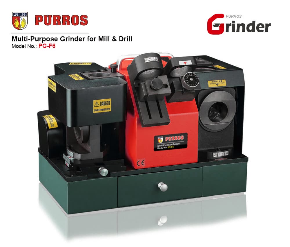 PURROS PG_F6 Multi_Purpose Grinder for Mill _ Drill